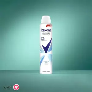 اسپری بدن پودری 72 ساعته رکسونا مدل COTTON DRY حجم 200 میلی لیتر