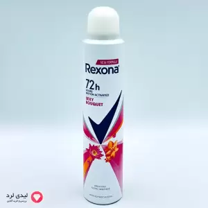 اسپری بدن پودری 72 ساعته رکسونا مدل BOUQUET حجم 200 میلی لیتر