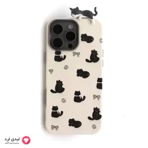 قاب گوشی آیفون 16پرو مکس طرح گربه