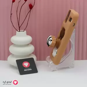 قاب گوشی آیفون 15/14/13/12پرومکس مدل سه خرس نسکافه ای