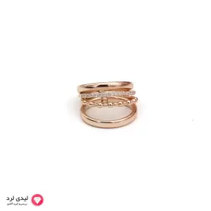 انگشتر رزگلد ژوپینگ کد 12370