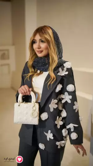 کت و شلوار زنانه طرح اریدیس ماهوت