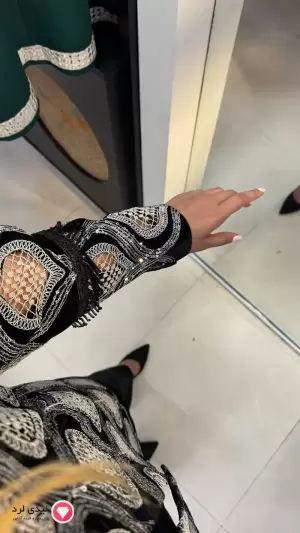 مانتو زنانه مخمل قلاب بافی طرح فرآی ماهوت کرم