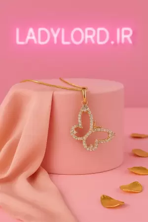 آویز طرح پروانه ژوپینگ کد 41333