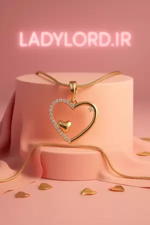 آویز طرح قلب ژوپینگ کد 41298