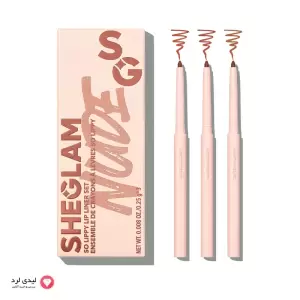 ست 3 عددی مداد لب شیگلم SHEGLAM مدل SO LIPPY رنگ Rose Garden