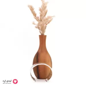 دستبند کاف پهن نقره‌ای طرح شیار