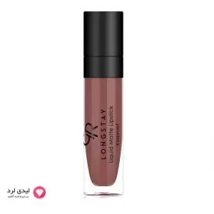 رژ لب مایع مات گلدن رز مدل LONG STAY شماره 22