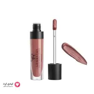 رژ لب مایع مات گلدن رز مدل LONG STAY شماره 22