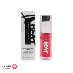 لیپ گلاس بمب فنتی بیوتی رنگ FUSSY HEAT 02