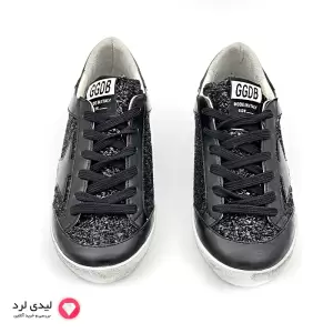 کفش اسپرت طرح گلدن گوس مدل سوپر استار مشکی (های کپی)