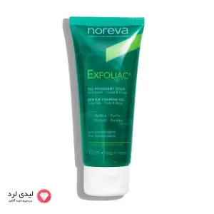 ژل شستشو صورت ضد چربی نوروا سری EXFOLIAC حجم 100 میلی لیتر