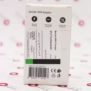 شارژر 45 وات بیکلد مدل Beclad (By Samsung) BC-WI241BWHAA با گارانتی 18 ماهه شرکتی