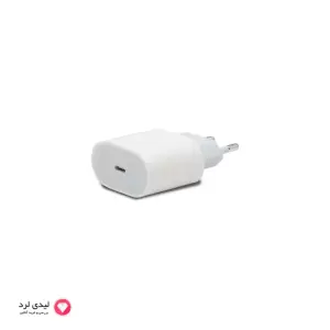 شارژر دیواری اپل 20 وات دو پین مدل Apple A2347 USB-C پارت نامبر ZM/A با گارانتی 18 ماهه شرکتی