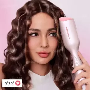 دستگاه ویو کننده مو صورتی شیگلم مدل Beach Babe Hair Waver (موج ساحلی) 25 میلی متر