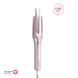 کرلی فر کننده مو صورتی شیگلم مدل Cupids Charm One-Touch سایز 25 میلی متری
