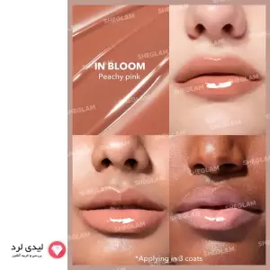 لیپ پلامپر (حجم‌دهنده لب) کلیکی شیگلم مدل شاین رنگ In Bloom