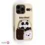 Bear Bear 3D Silicone Case for iPhone 16 Pro Max