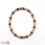 Blue Bamboo Stone Bangle