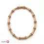 Pink Bamboo Stone Bangle